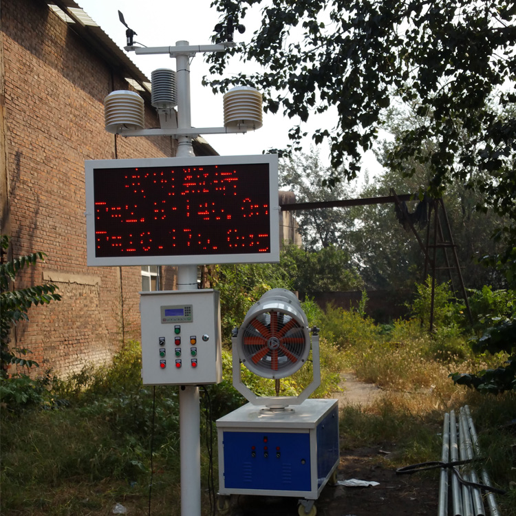 揚塵監測系統是如何與霧炮聯動的